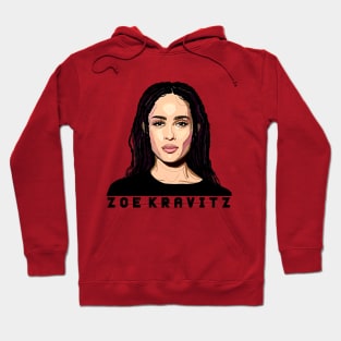 Zoe Kravitz Cartoon Hoodie